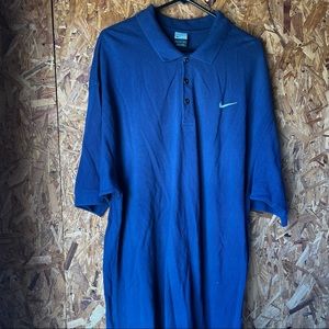 Nike Navy Blue cotton polo XL
